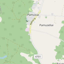 Map - Varėnos r. sav. Pamusių k. Alksnio g. 10