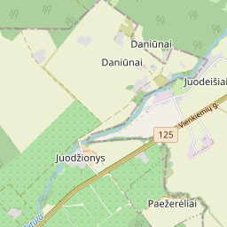 Žemėlapis - Pasvalio r. sav. Daniūnų k. 4-2