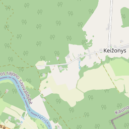 Žemėlapis - Jonavos r. sav. Keižonių k.