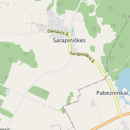 Žemėlapis - Varėnos r. sav. Sarapiniškių k. Dainavos g. 9