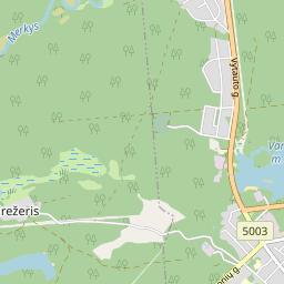 Žemėlapis - Varėnos r. sav. Varėnos m. Marcinkonių g. 14-40