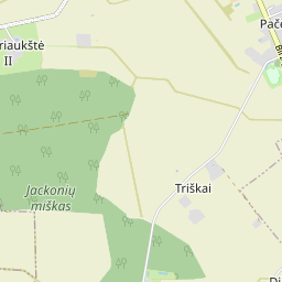 Map - Biržų r. sav. Pačeriaukštės I k. Biržų g. 38