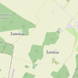 Žemėlapis - Pasvalio r. sav. Žoliškių k.