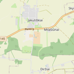 Map - Ukmergės r. sav. Jakutiškių k.