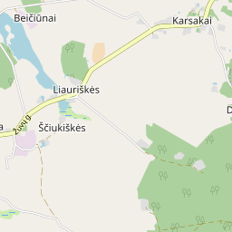 Žemėlapis - Kaišiadorių r. sav. Ščiukiškių k.