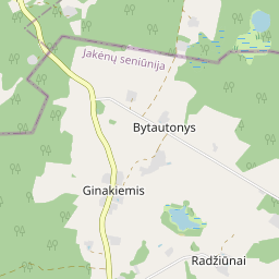 Žemėlapis - Varėnos r. sav. Bytautonių k.