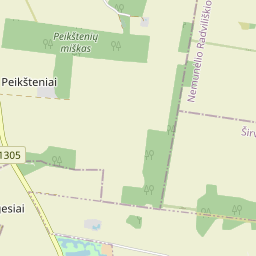 Žemėlapis - Biržų r. sav. Peikštenių k.