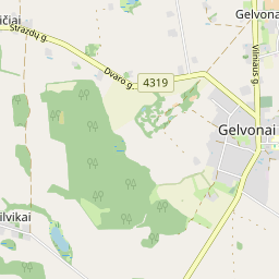 Map - Širvintų r. sav. Tilvikų k.