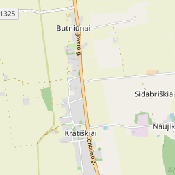 Map - Biržų r. sav. Kratiškių k. Londono g. 25