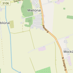 Žemėlapis - Biržų r. sav. Mieliūnų k.