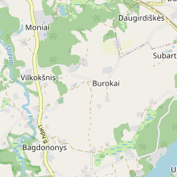 Map - Trakų r. sav. Bagdononių k. Kalnų g. 3