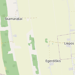 Žemėlapis - Biržų r. sav. Skamarakų k.