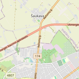 Map - Ukmergės r. sav. Ukmergės m. Vaižganto g. 7-4