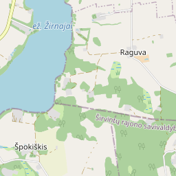 Žemėlapis - Ukmergės r. sav. Raguvos k.