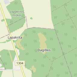 Žemėlapis - Biržų r. sav. Lapakritos k.