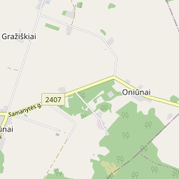 Map - Kupiškio r. sav. Miliūnų k.