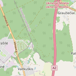 Map - Ukmergės r. sav. Ukmergės m. Pivonijos g. 1-3
