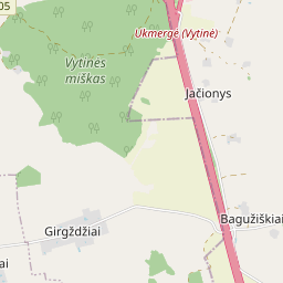 Žemėlapis - Ukmergės r. sav. Bagužiškių k.