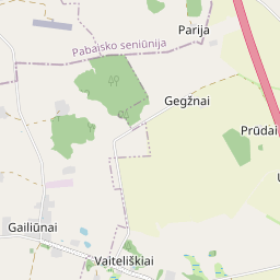 Žemėlapis - Ukmergės r. sav. Prūdų k.