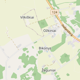 Žemėlapis - Kupiškio r. sav. Žegunių k.