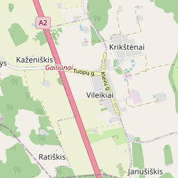 Map - Ukmergės r. sav. Krikštėnų k.