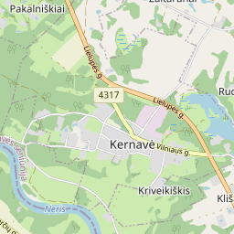 Žemėlapis - Širvintų r. sav. Kernavės mstl. Vilniaus g. 30