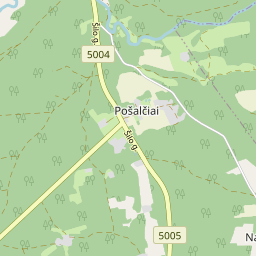 Žemėlapis - Varėnos r. sav. Pošalčių k.