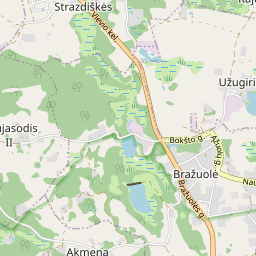 Map - Trakų r. sav. Bražuolės k.