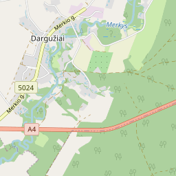 Map - Varėnos r. sav. Dargužių k.