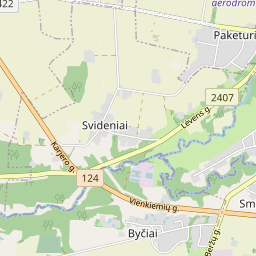 Map - Kupiškio r. sav. Kupiškio m. Palėvenės g. 22-29