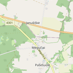 Žemėlapis - Ukmergės r. sav. Mėgučių k. Petrašiūnų g. 3