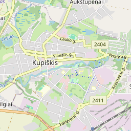 Map - Kupiškio r. sav. Kupiškio m. P. Matulionio g. 18A
