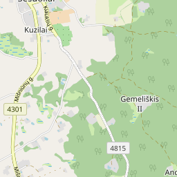 Map - Ukmergės r. sav. Šešuolių k.