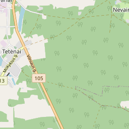 Žemėlapis - Šalčininkų r. sav. Nevainionių k.