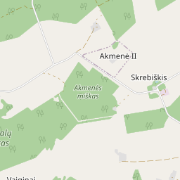 Žemėlapis - Biržų r. sav. Skrebiškio k.