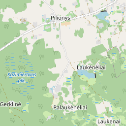 Žemėlapis - Ukmergės r. sav. Laukėnų k.