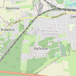 Map - Trakų r. sav. Naujojo Lentvario k. Saulės g.