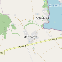 Map - Ukmergės r. sav. Martnonių k.