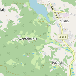 Map - Širvintų r. sav. Kiauklių k.