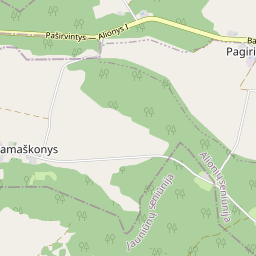 Žemėlapis - Širvintų r. sav. Ramaškonių k. Ramaškonių g. 6