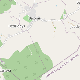 Žemėlapis - Ukmergės r. sav. Bajorų k. Sodžiaus g. 2