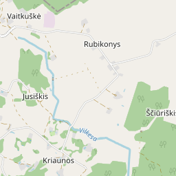 Map - Širvintų r. sav. Kriaunų k.