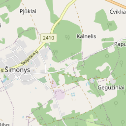 Map - Kupiškio r. sav. Šimonių mstl. Skapiškio g. 6