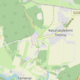 Žemėlapis - Vilniaus r. sav. Keturiasdešimt Totorių k.