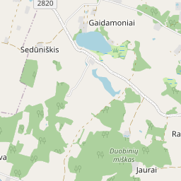 Žemėlapis - Molėtų r. sav. Sedūniškio k.