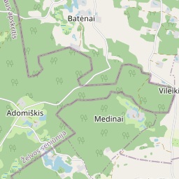 Map - Molėtų r. sav. Linučių k.