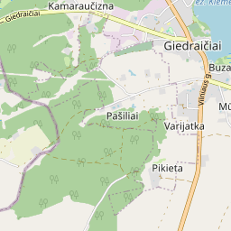 Žemėlapis - Molėtų r. sav. Giedraičių mstl. Maumedžių g. 1