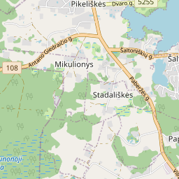 Map - Vilniaus r. sav. Pikeliškių k.