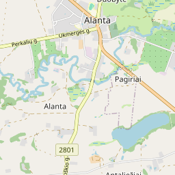 Map - Molėtų r. sav. Alantos mstl.