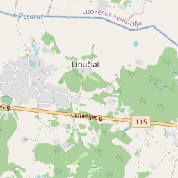 Map - Molėtų r. sav. Linučių k.